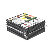 Мешки для мусора 160 л, серые, в пачке 10 шт., ПВД, 40 мкм, 900х1100 мм, i-Bag в Балаково