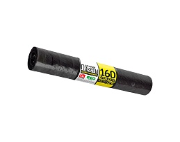 Мешки для мусора 160 л, черные, в рулоне 25 шт., ПВД, 40 мкм, 1100х800 мм, GRIFON, 101-030 в Балаково