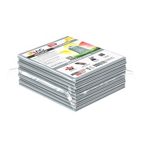 Мешки для мусора 160 л, светло-серые, в пачке 10 шт., ПВД, 40 мкм, 900х1100 мм, i-Bag в Балаково